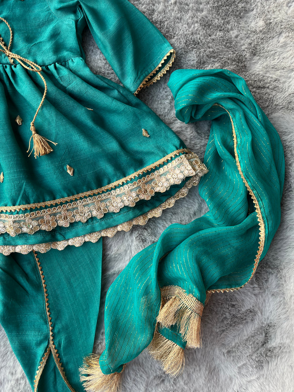 Hand crafted angrkha frock 3-piece suit