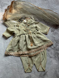 Hand Crafted 3-piece angrakha frock suit