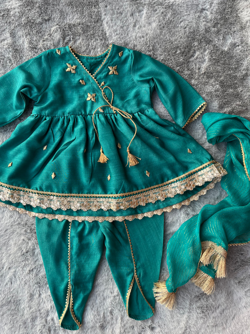 Hand crafted angrkha frock 3-piece suit