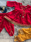 Hand-Crafted 4-piece angrakha suit