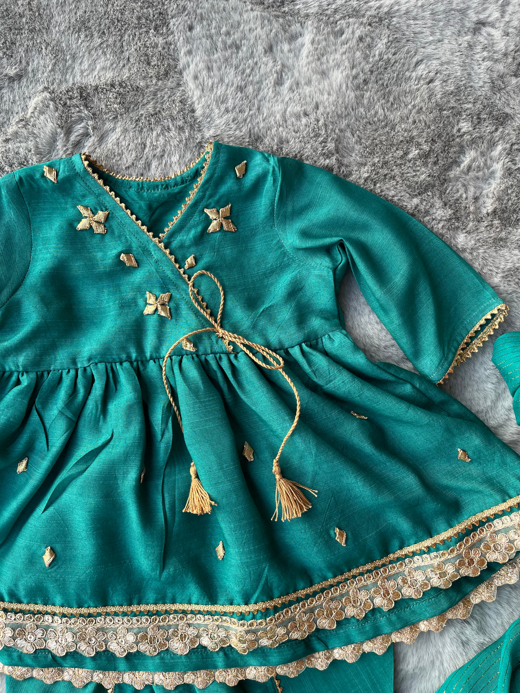 Hand crafted angrkha frock 3-piece suit