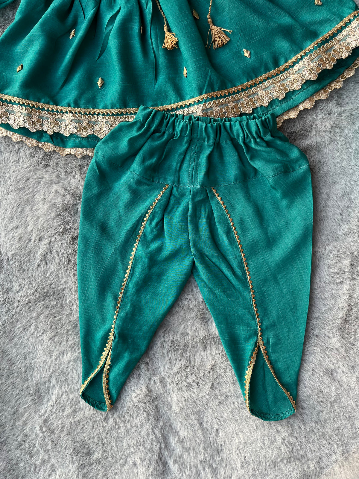 Hand crafted angrkha frock 3-piece suit