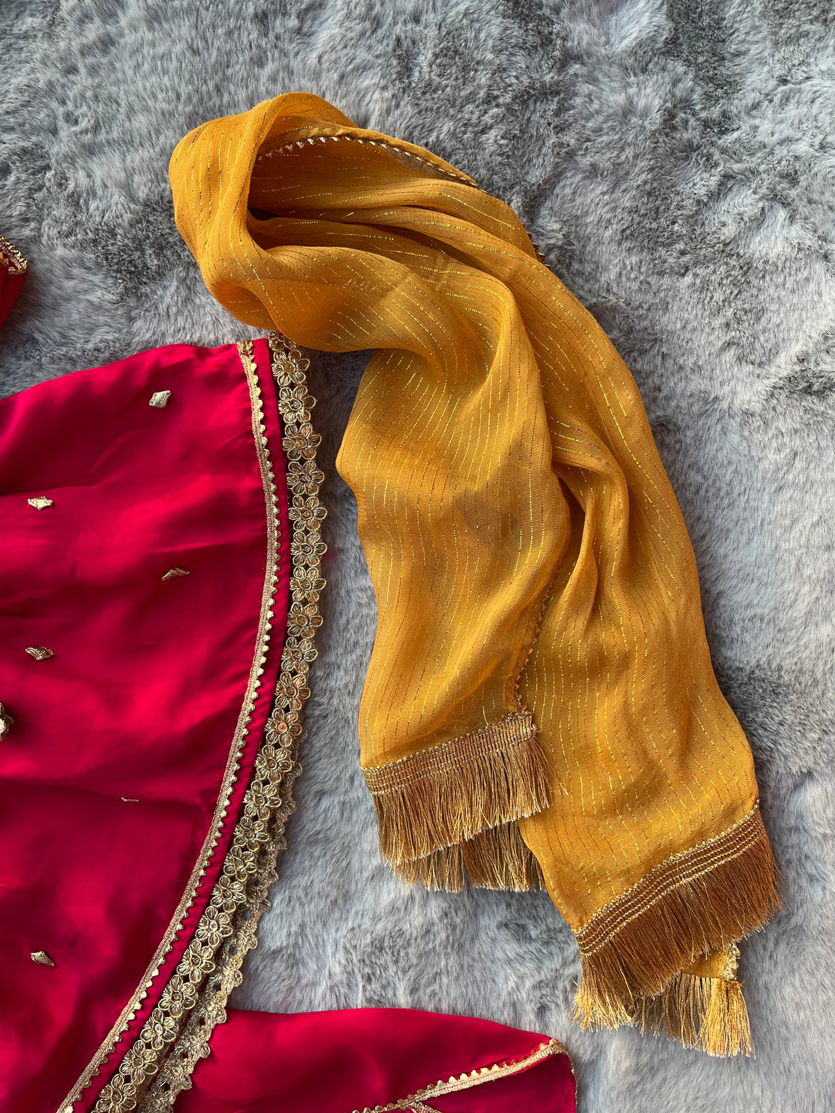 Hand-Crafted 4-piece angrakha suit