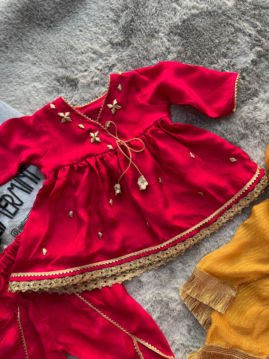 Hand-Crafted 4-piece angrakha suit